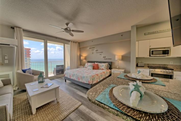 Deluxe Beachfront Studio, Shores Of Panama New And Renovated Aparthotel Panama City Beach Exterior photo